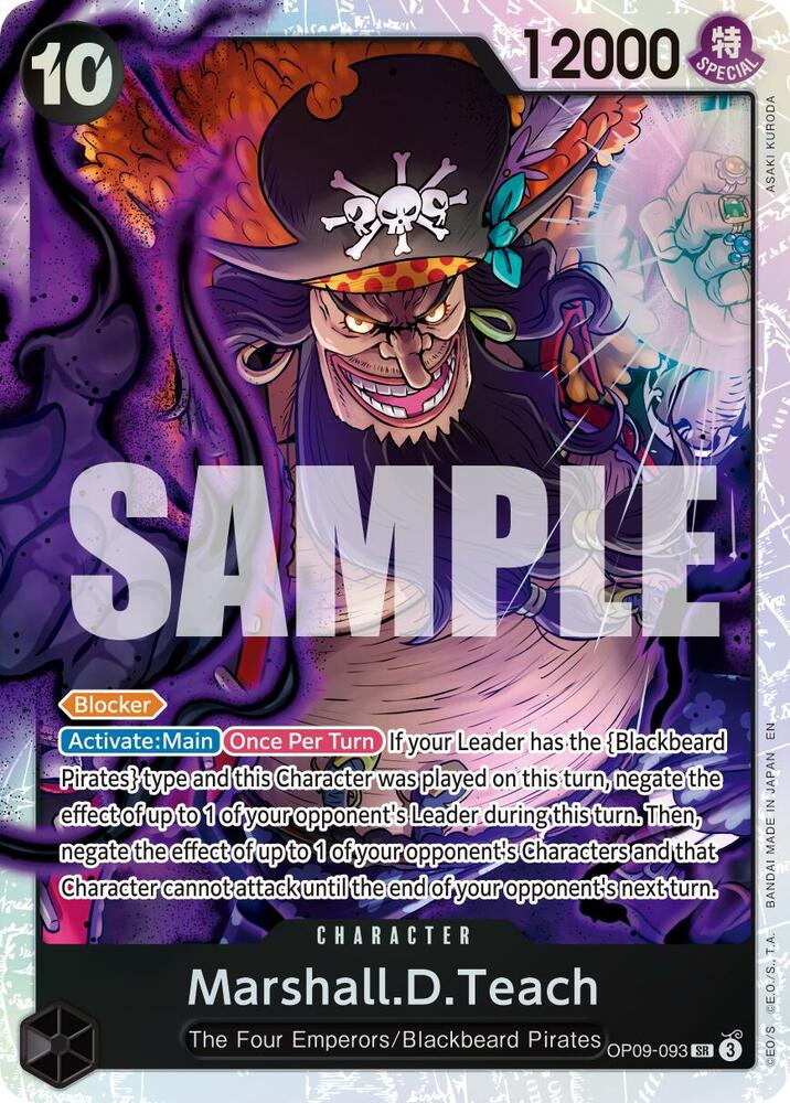 Marshall.D.Teach - OP09-093 (Reprint) card image