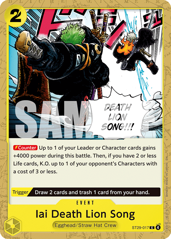 Iai Death Lion Song card image
