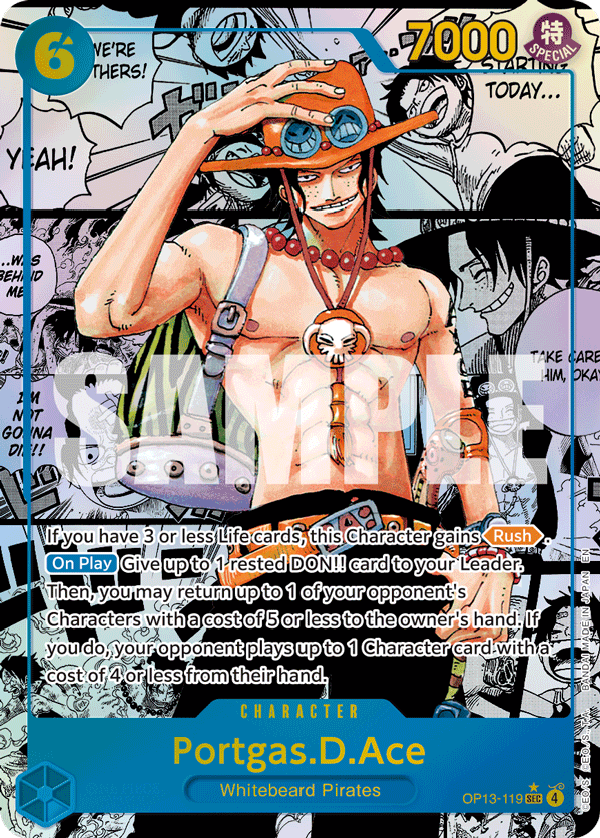 Portgas.D.Ace (119) (Super Alternate Art) card image