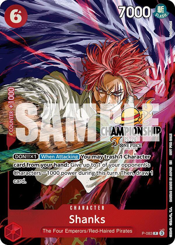 Shanks (CS 25-26 Event Pack Finalist Ver.) card image