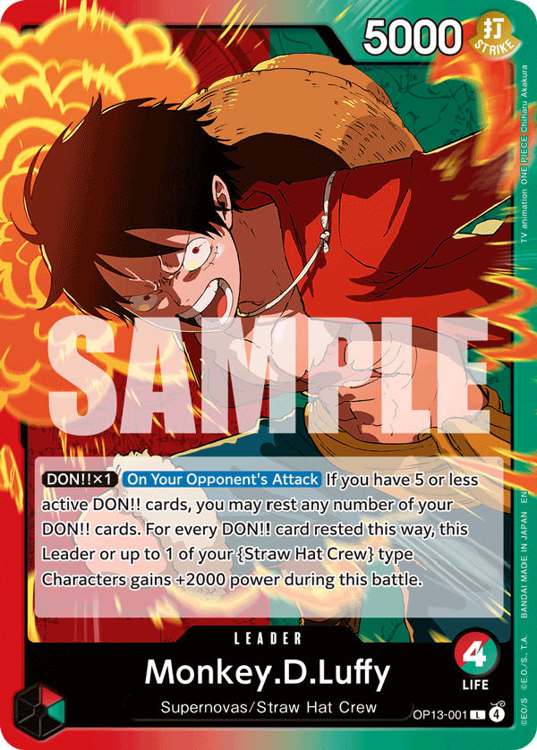 Monkey.D.Luffy (001) card image