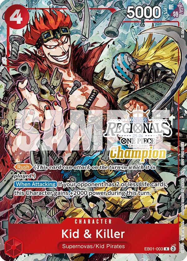 Kid & Killer (Online Regional Champion Card Set 2025 Vol.2) card image