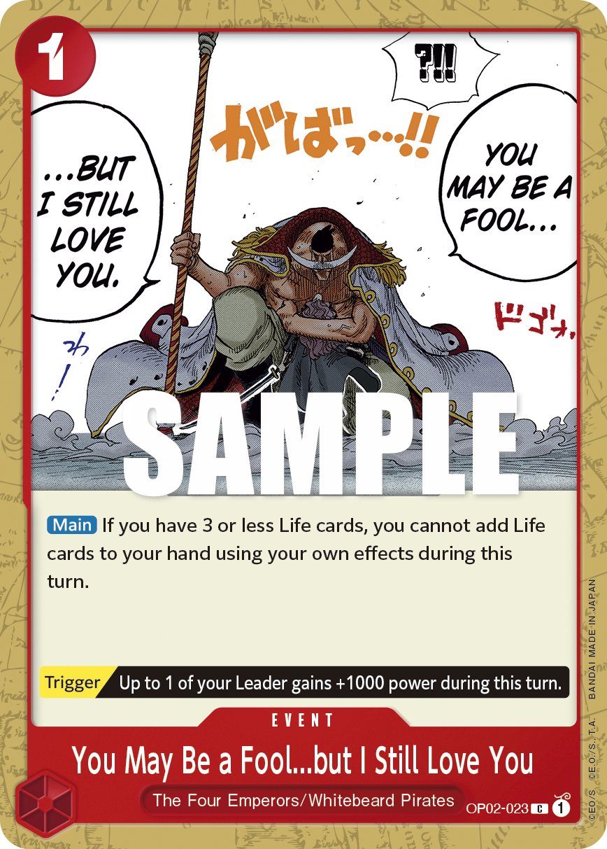 You May Be a Fool...but I Still Love You card image