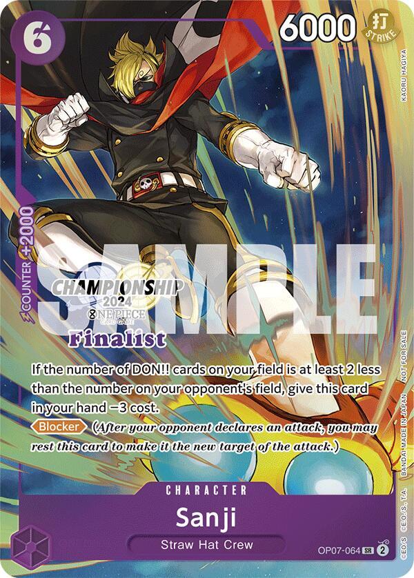 Sanji (Championship 2024 Finalist Card Set) card image