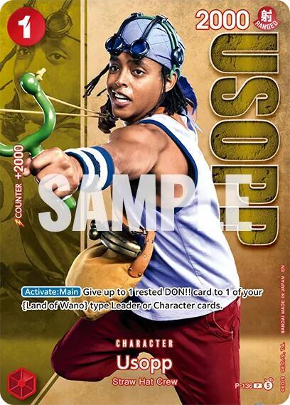 Usopp - P-136 (Premium Card Collection -Live Action Edition Vol.2 Straw Hat Crew-) card image