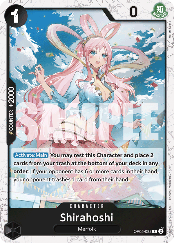 Shirahoshi (OP05-082) (Jolly Roger Foil) card image