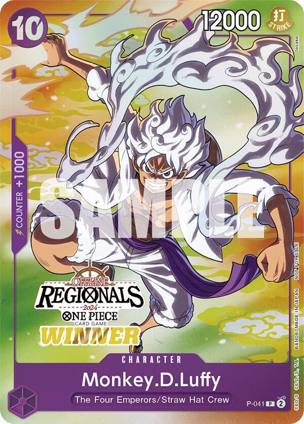Monkey.D.Luffy (041) (Offline Regional 2024 Vol. 2) [Winner] card image