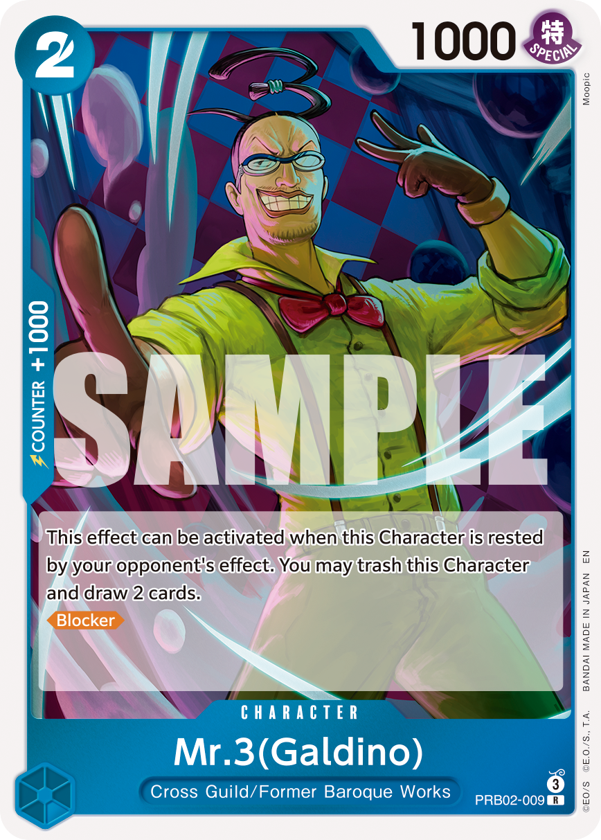Mr.3(Galdino) - PRB02-009 card image