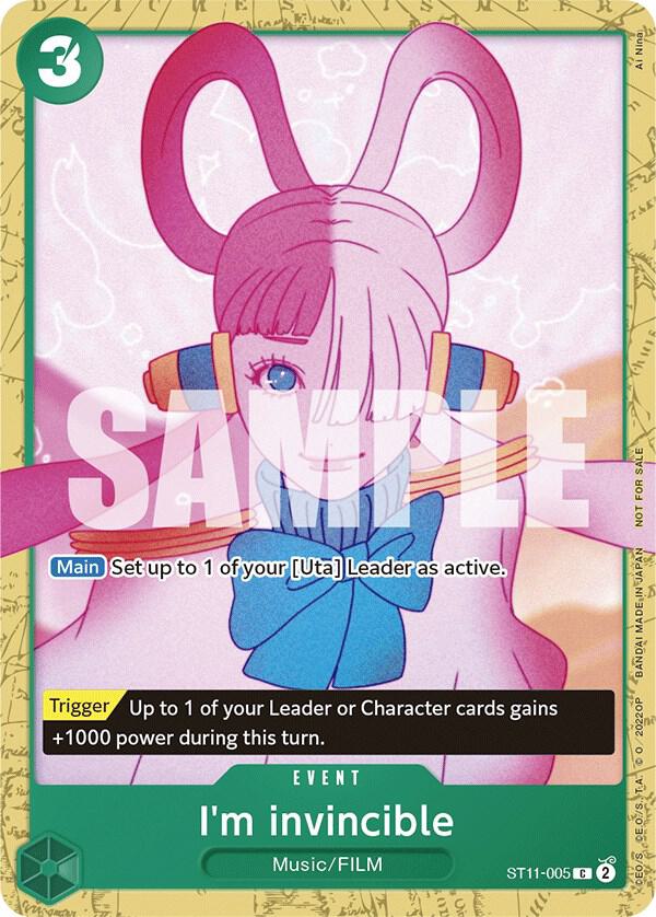 I'm invincible (Starter Deck 11: Uta Deck Battle) card image