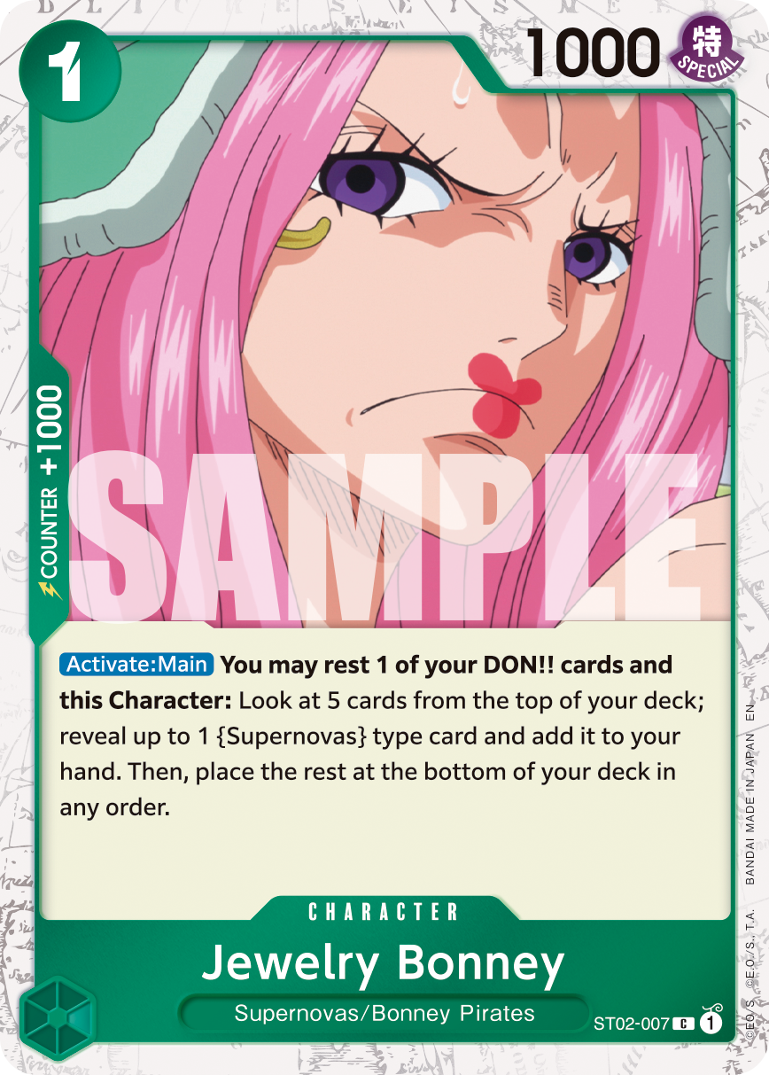 Jewelry Bonney - ST02-007 (Pirate Foil) card image