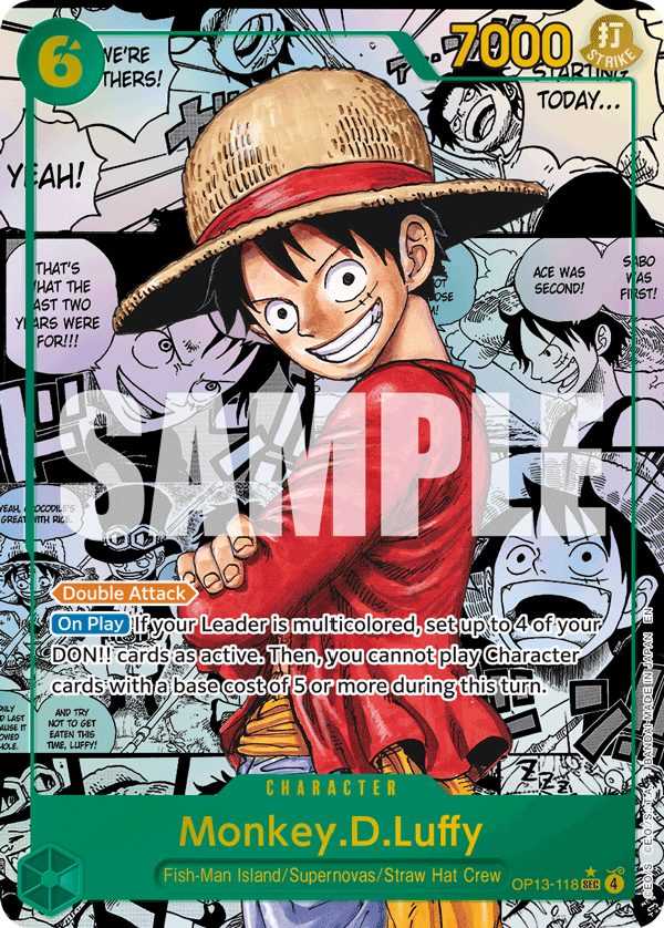 Monkey.D.Luffy (118) (Super Alternate Art) card image