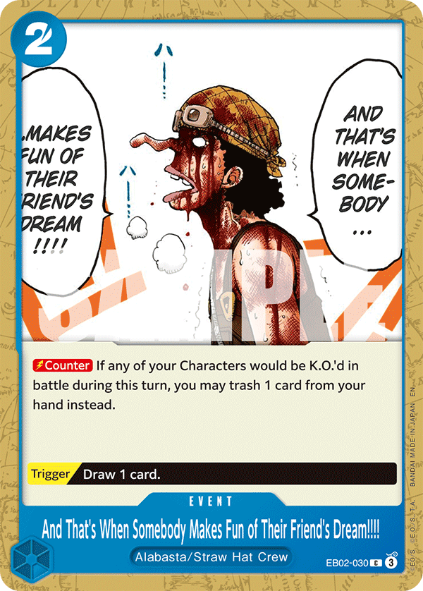 And That's When Somebody Makes Fun of Their Friend's Dream!!!! card image