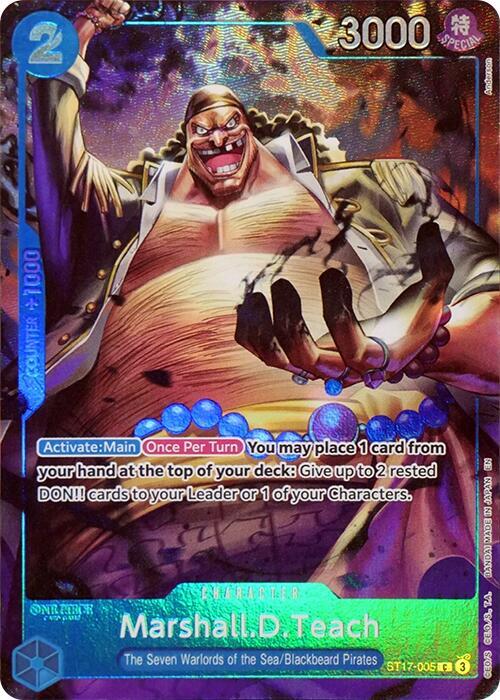 Marshall.D.Teach (Seven Warlords of the Sea Binder Set) card image
