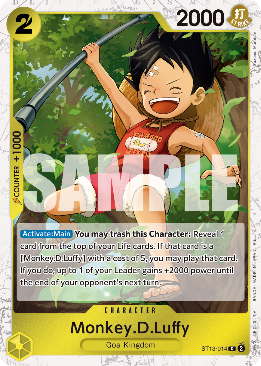 Monkey.D.Luffy - ST13-014 (Pirate Foil) card image