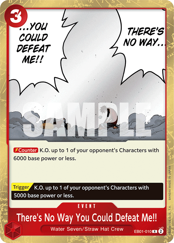 There's No Way You Could Defeat Me!! card image