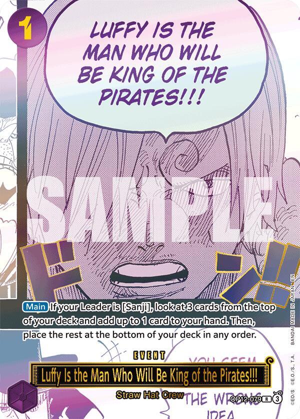 Luffy Is the Man Who Will Be King of the Pirates!!! (Japanese Version 3rd Anniversary Set) card image