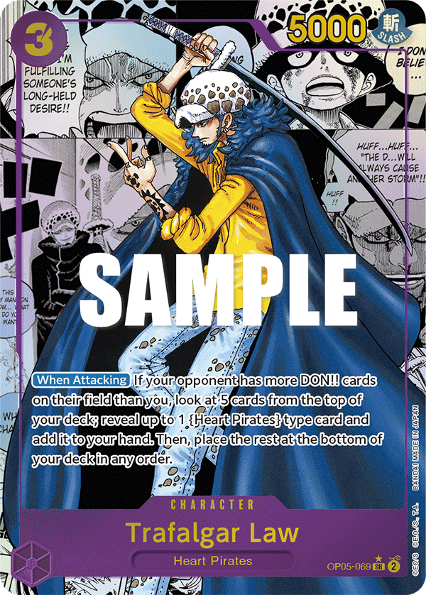 Trafalgar Law (069) (Alternate Art) (Manga) card image