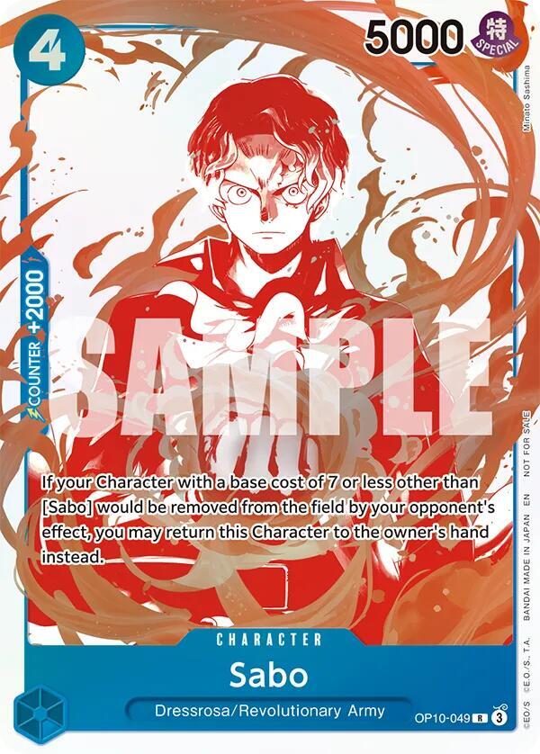Sabo - OP10-049 (3rd Anniversary Treasure Campaign Pack) card image
