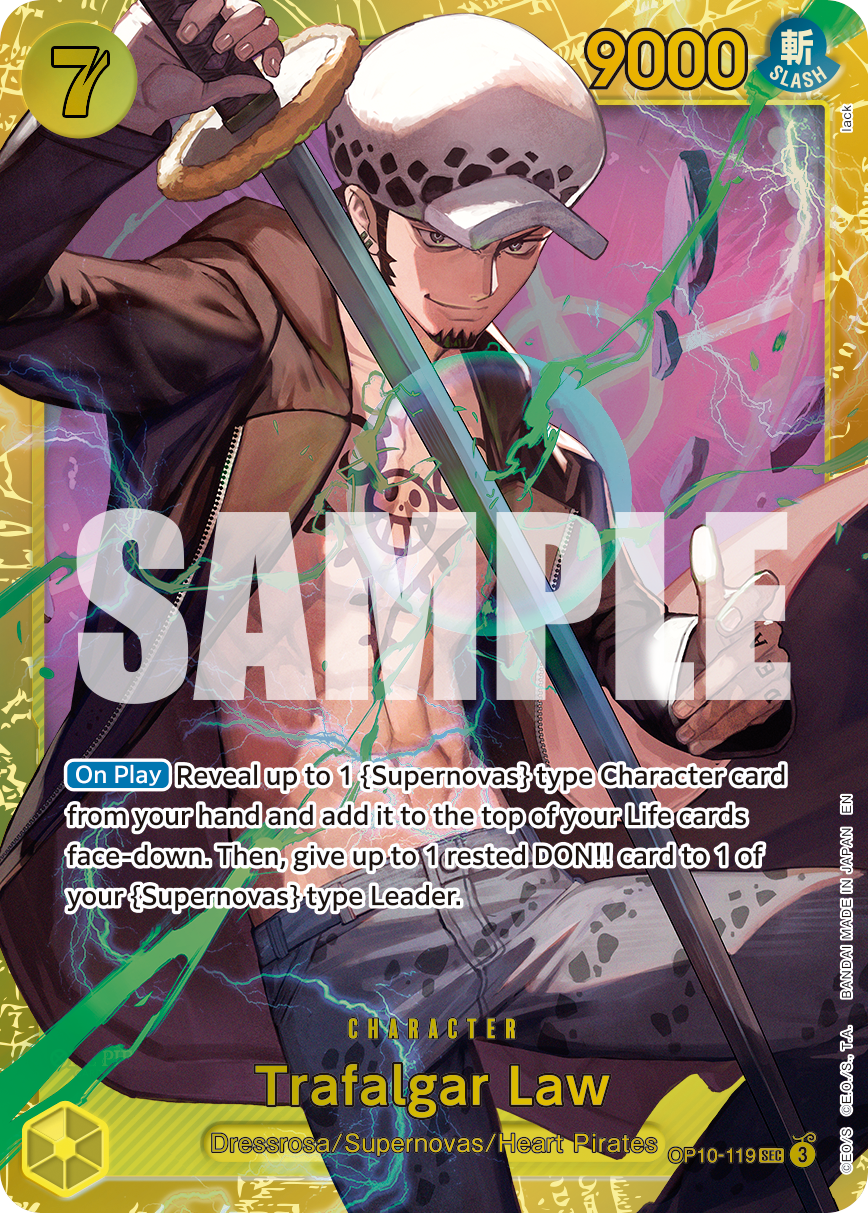 Trafalgar Law - OP10-119 (Reprint) card image