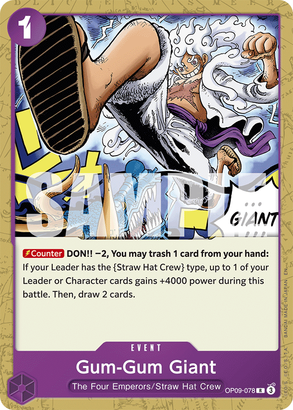 Gum-Gum Giant (Manga) card image