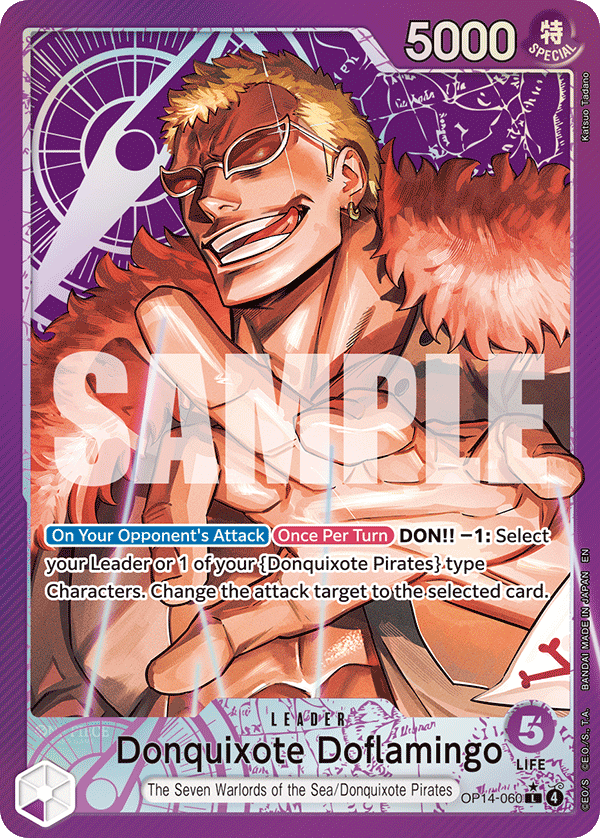 Donquixote Doflamingo - OP14-060 (Alternate Art) card image