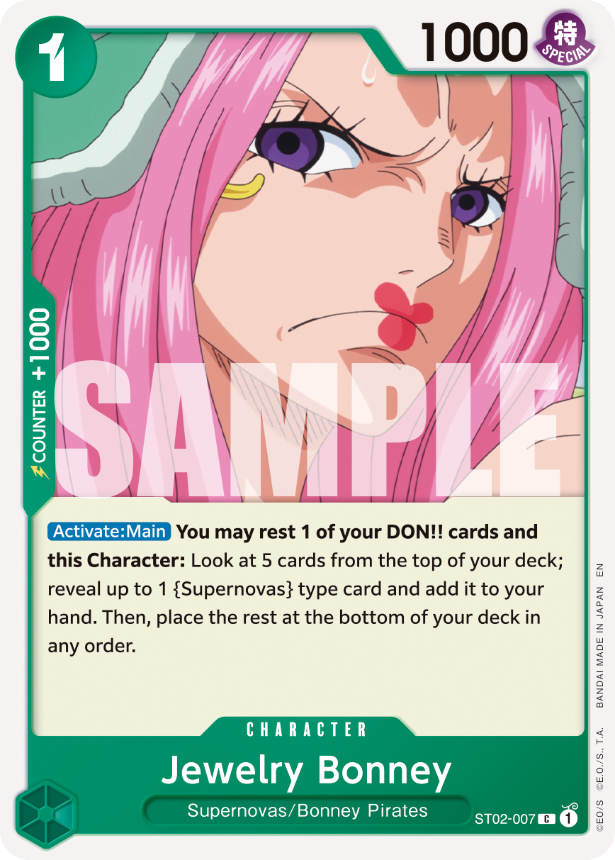 Jewelry Bonney - ST02-007 (Reprint) card image
