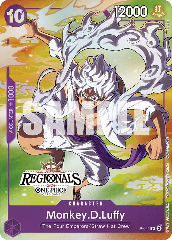 Monkey.D.Luffy (041) (Online Regional 2024 Vol. 2) [Participant] card image
