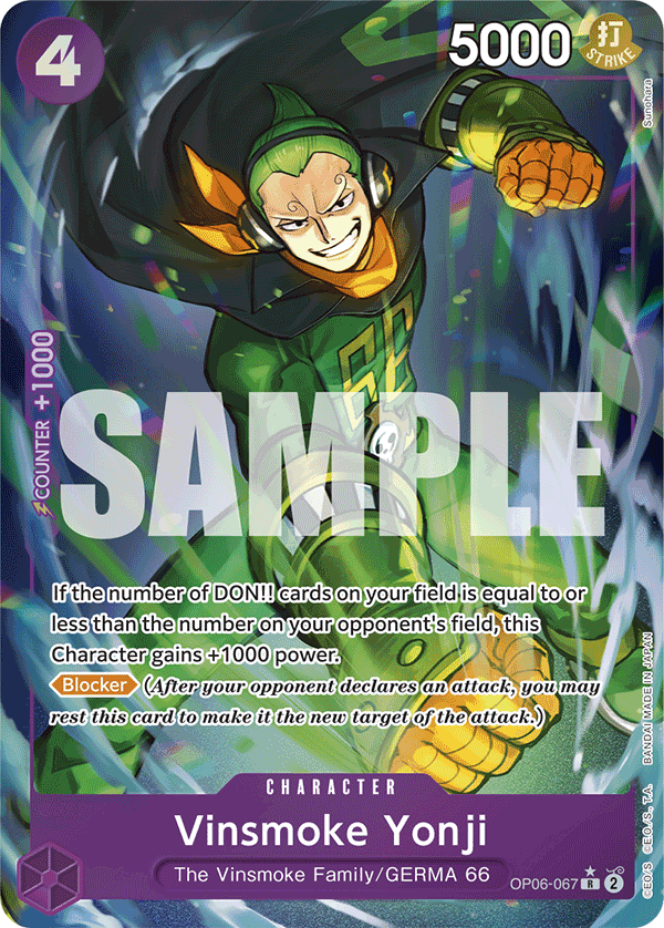 Vinsmoke Yonji (OP06-067) (Full Art) card image