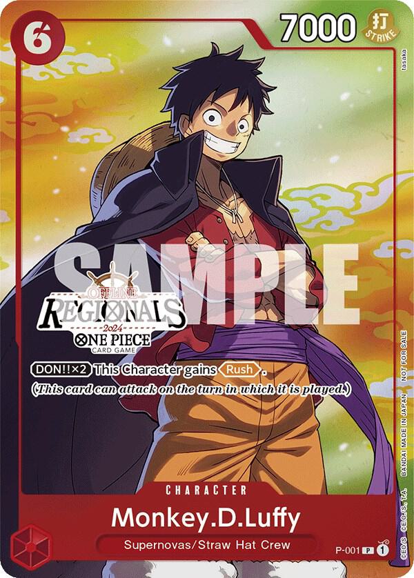 Monkey.D.Luffy (001) (Offline Regional 2024 Vol. 2) [Participant] card image