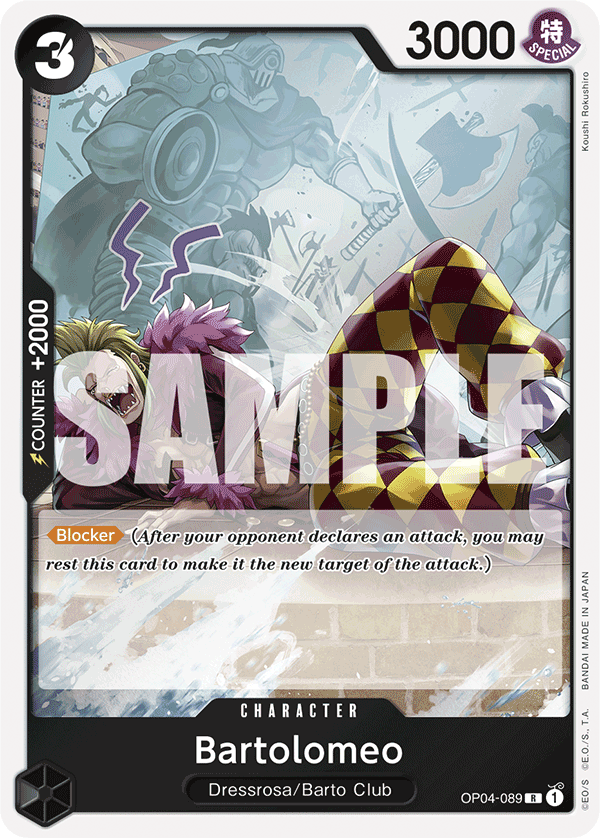 Bartolomeo (OP04-089) (Reprint) card image