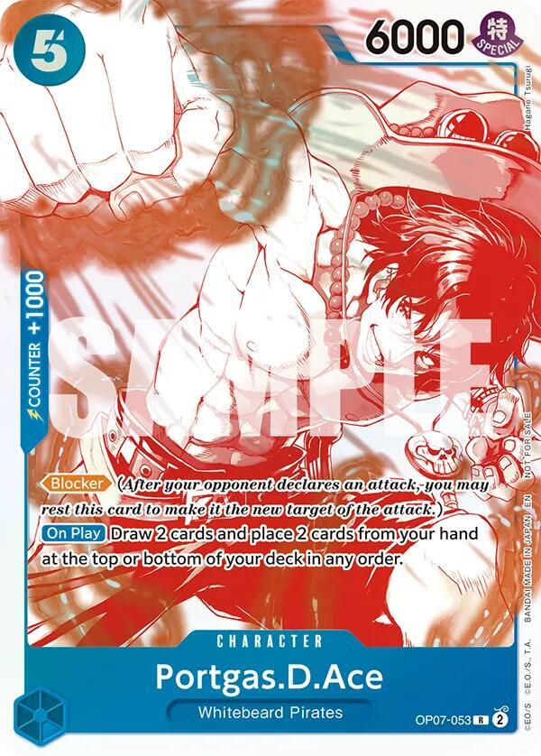 Portgas.D.Ace - OP07-053 (3rd Anniversary Treasure Campaign Pack) card image