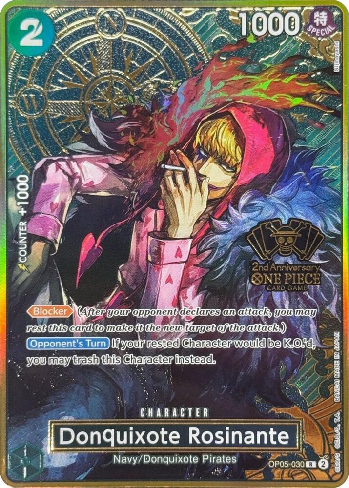 Donquixote Rosinante (One Piece Japanese Version 2nd Anniversary Set) card image