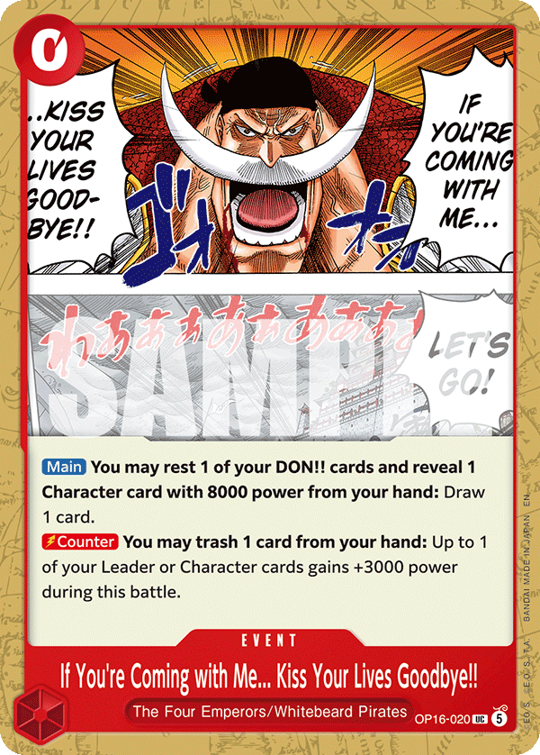 If You're Coming with Me...Kiss Your Lives Goodbye!! card image