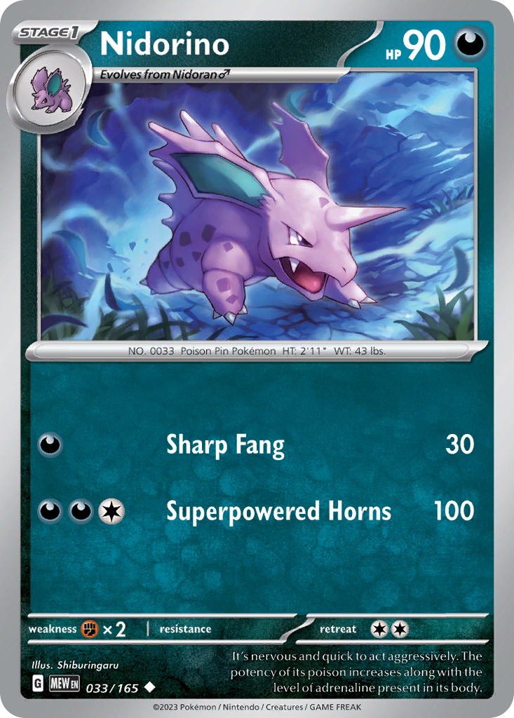 Nidorino card image