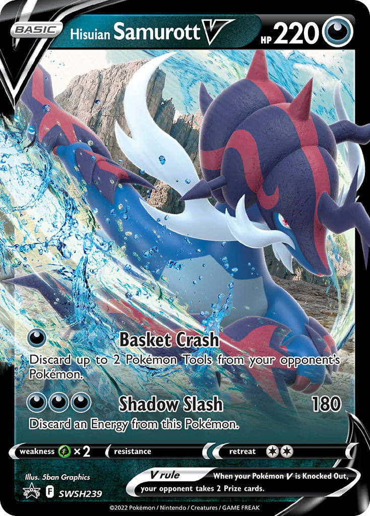 Hisuian Samurott V card image
