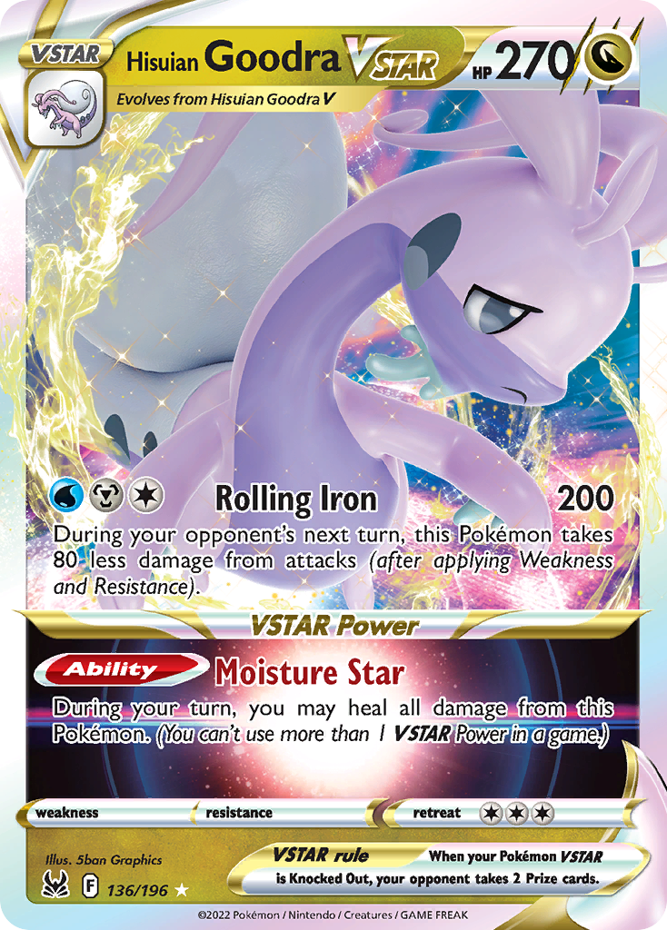 Hisuian Goodra VSTAR card image