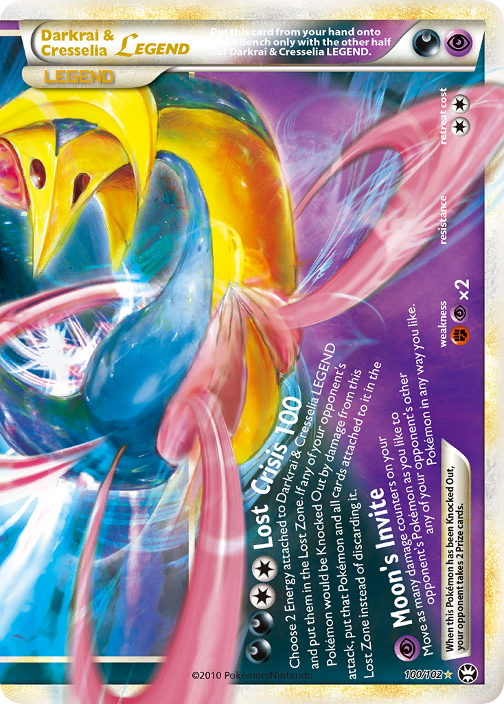 Darkrai & Cresselia LEGEND card image