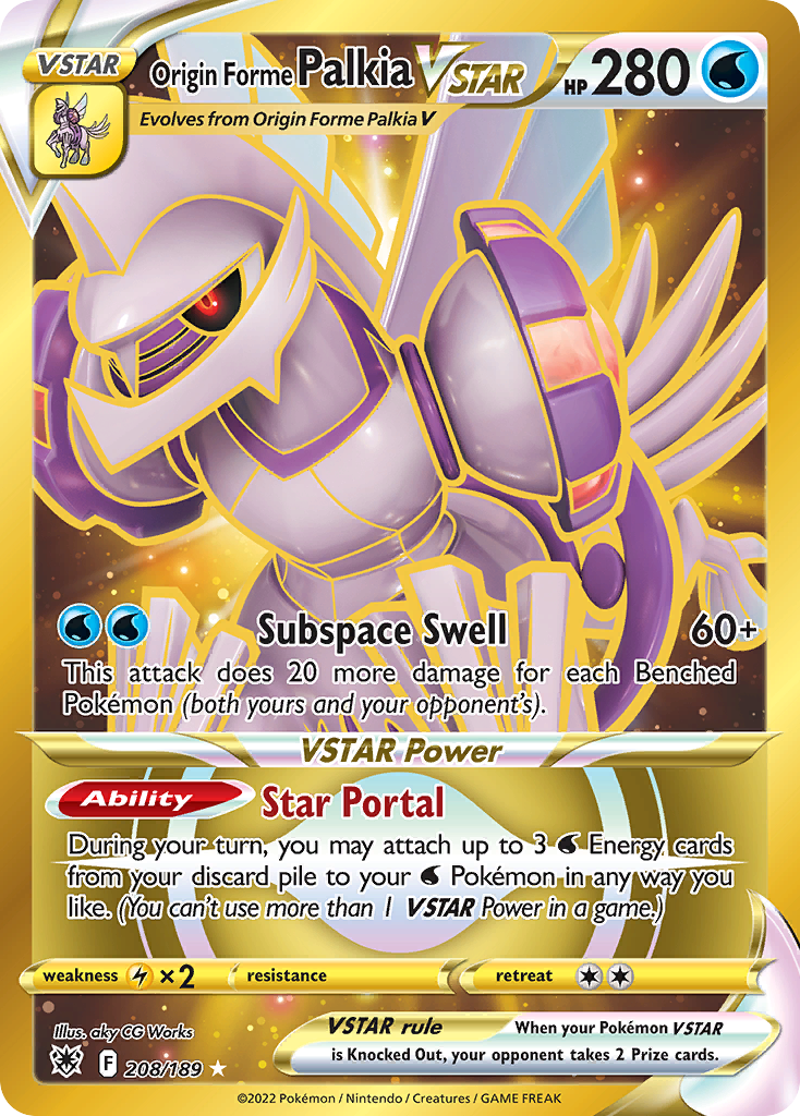 Origin Forme Palkia VSTAR card image
