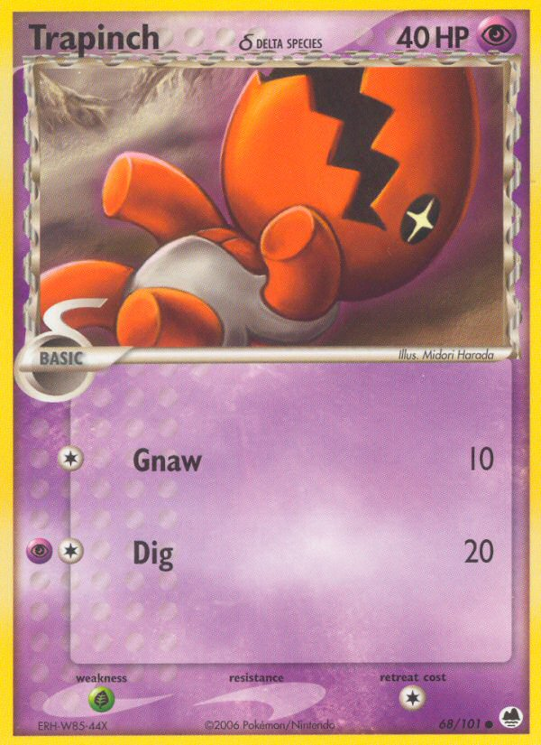 Trapinch δ card image