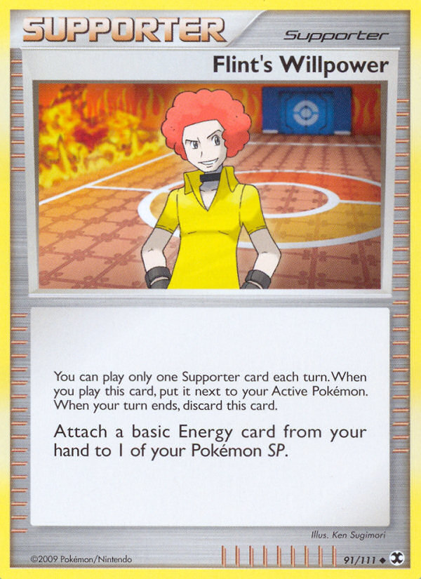 Flint's Willpower card image