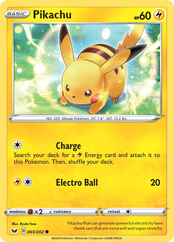 Pikachu card image