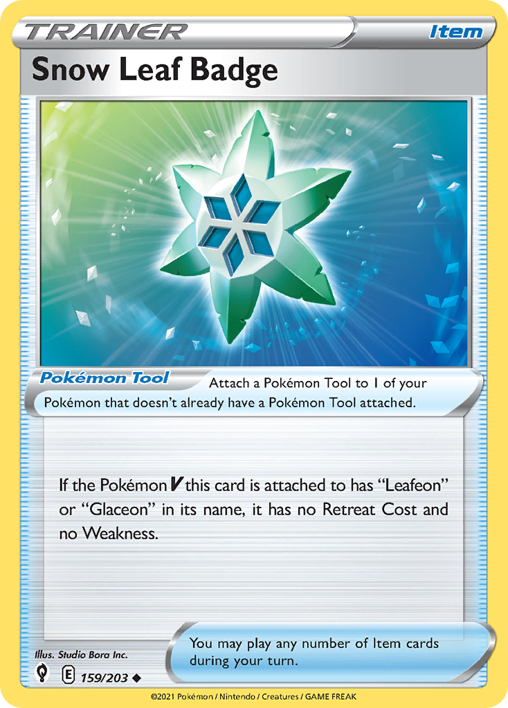 Snow Leaf Badge card image
