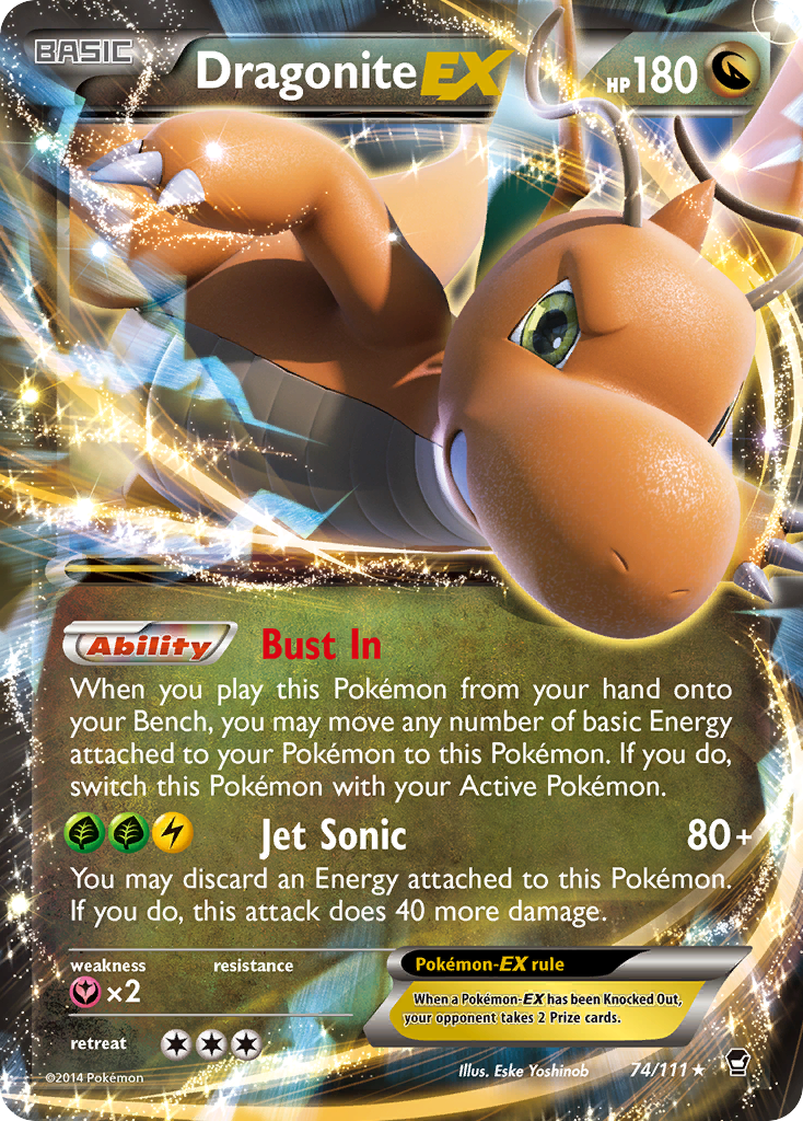 Dragonite-EX card image