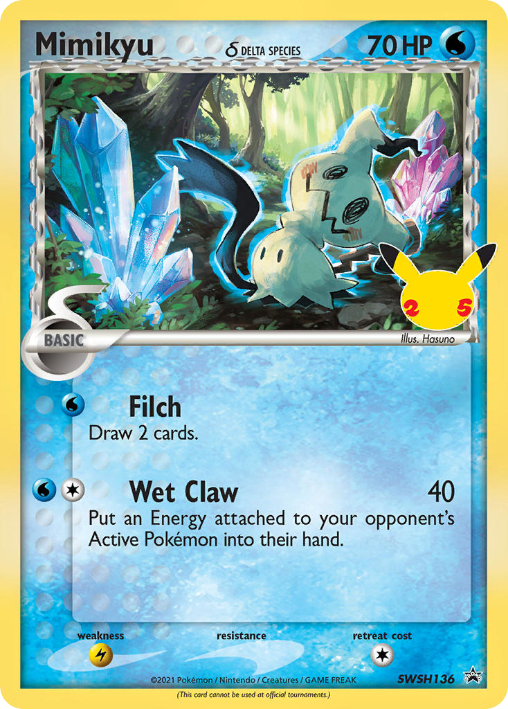 Mimikyu δ card image
