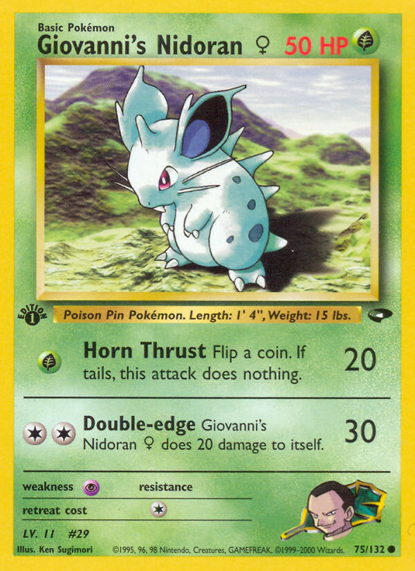 Giovanni's Nidoran ♀ card image