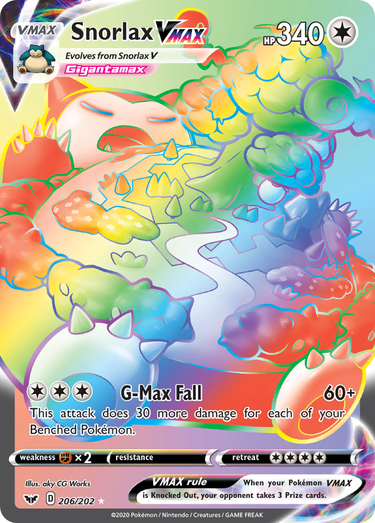 Snorlax VMAX card image