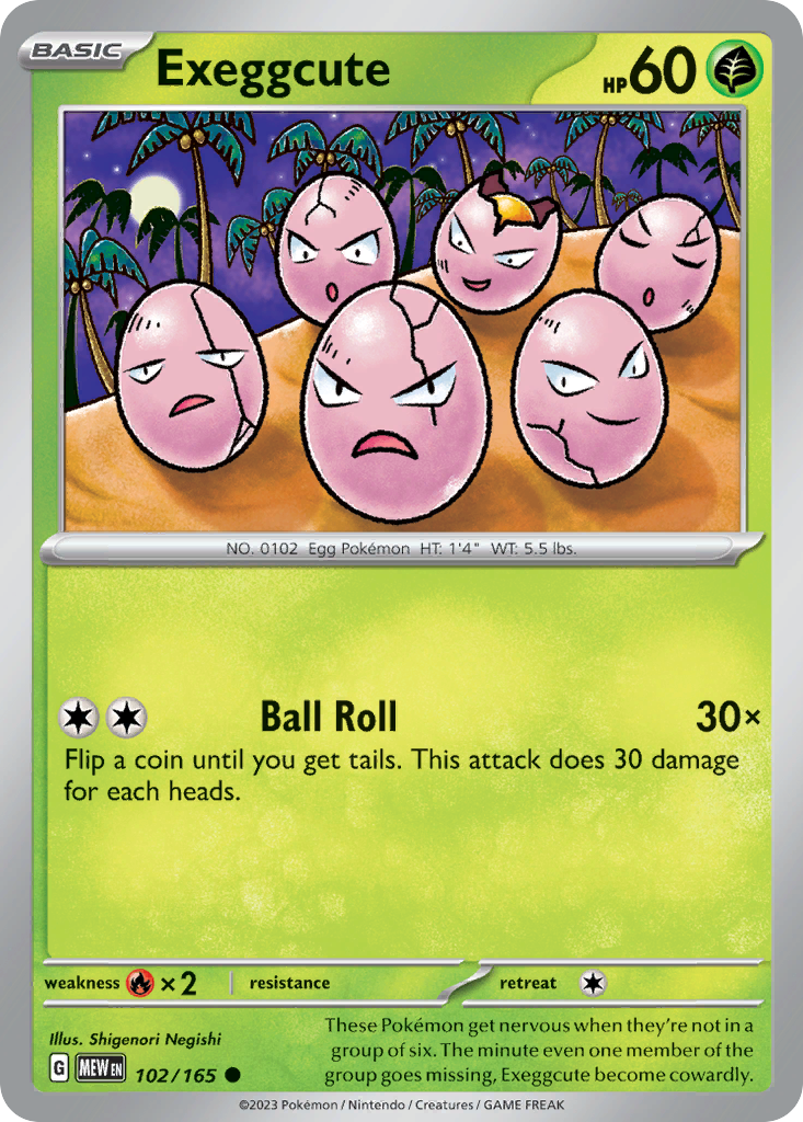 Exeggcute card image