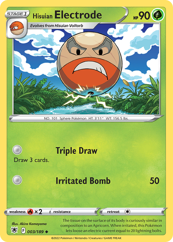 Hisuian Electrode card image