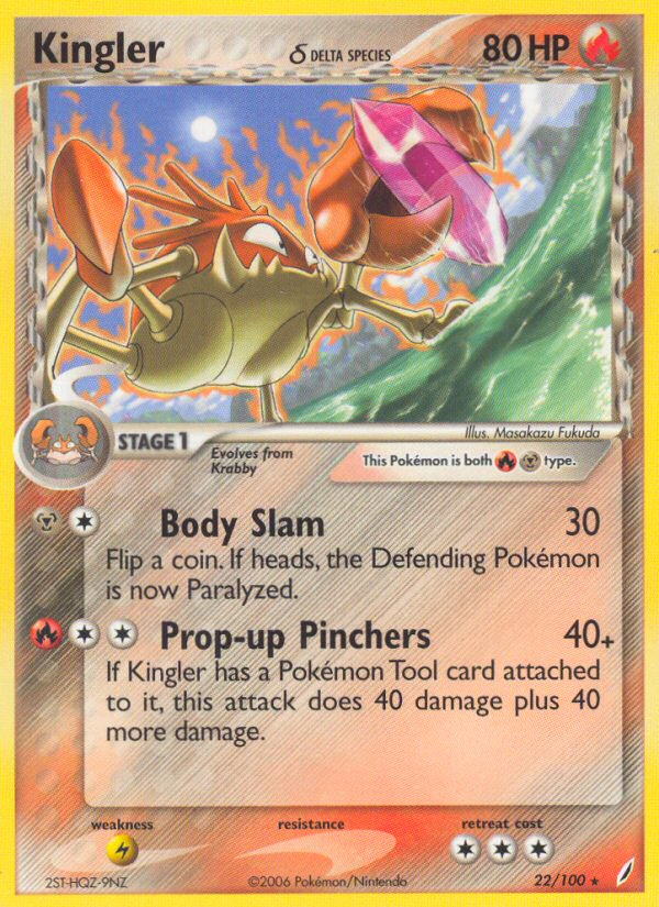 Kingler δ card image