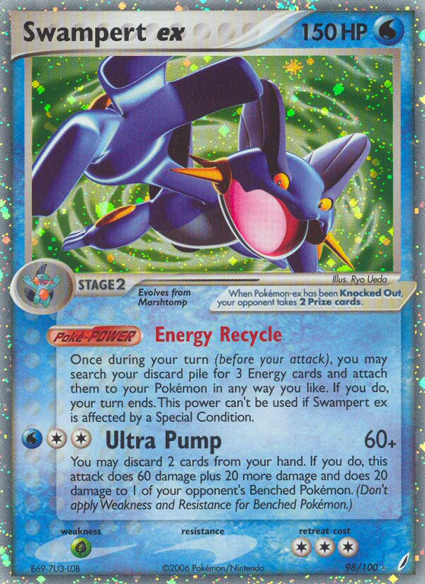 Swampert ex card image